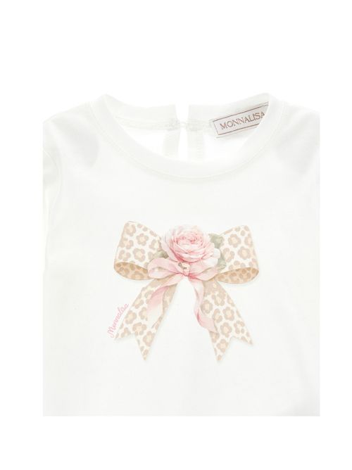 T-shirt, bambina, logata. MONNALISA | 39H600 80020001